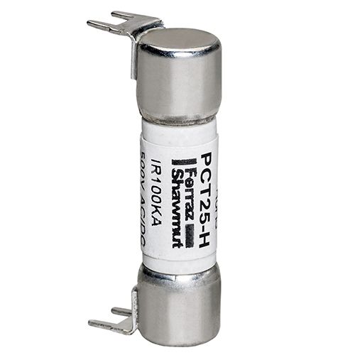 PCT25-H - PC Mount Fuse 500V 25A Time-Delay Double Hole Mount PCT - Midget Series